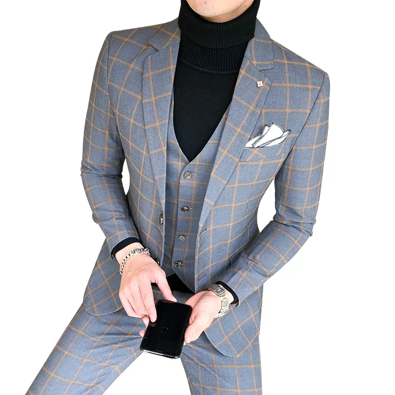 Men Formal Wear Wedding - Blazer und Weste und Hosen/Boutique Mode