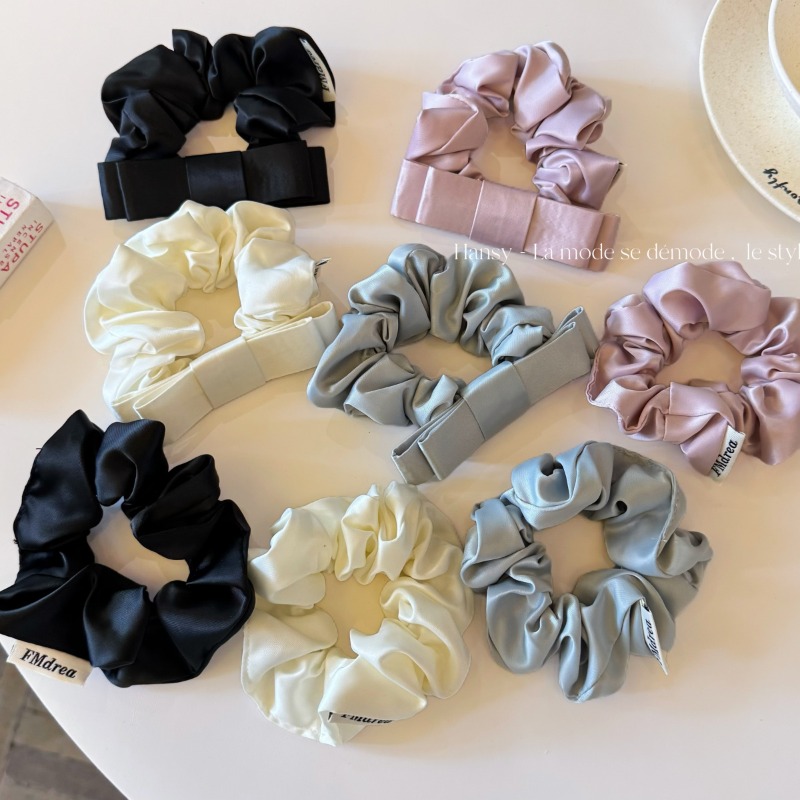Satin Bow Tie - Hochwertige Glatte Einfarbige Koreanische Satin Doppelschichtige