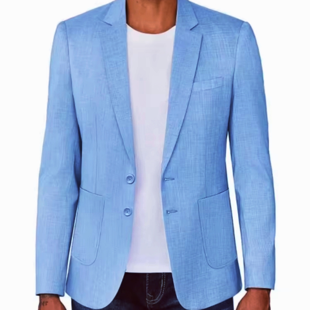 Men Formal Wear Summer - Slim Fit Herren Blazer aus Leinen