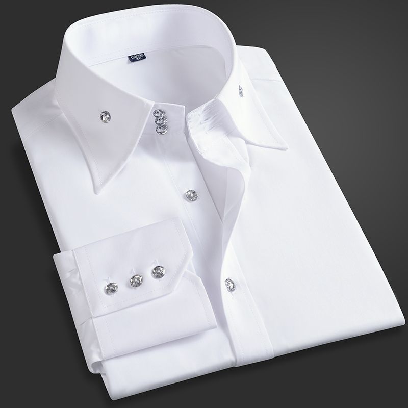 Men Formal Wear Summer - Herren-Chefhemd für Frühling und Herbst, koreanische