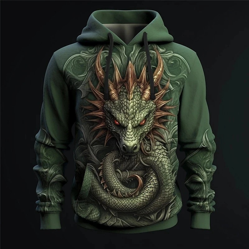 Y2K Formal Wear Men - Modische 3D-Hoodies für Männer, Y2K-Personalisierter Hoodie,