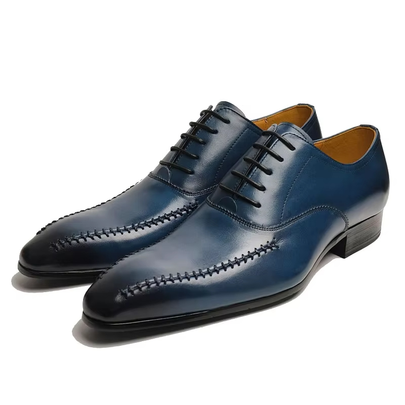 Men'S Formal Wear - Hochwertige Luxus-Herren-Kleiderschuhe aus echtem Leder mit