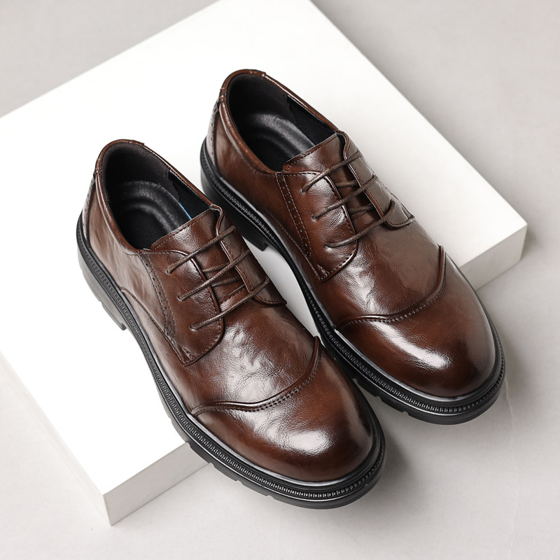 Herren-Lederschuhe für Freizei – Men Formal Wear Dress Bewertung und Preis