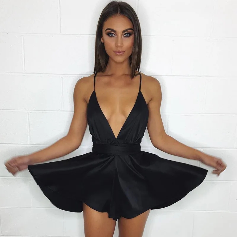 Satin Plissee Party Club Kleid – Satin Bow Tie Bewertung und Preis
