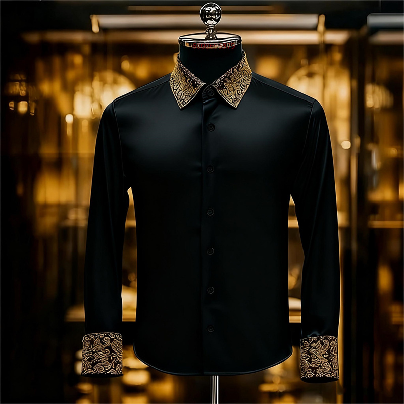 Exquisites Blumenhemd für Herr – Men Formal Party Wear Shirt Bewertung und Preis