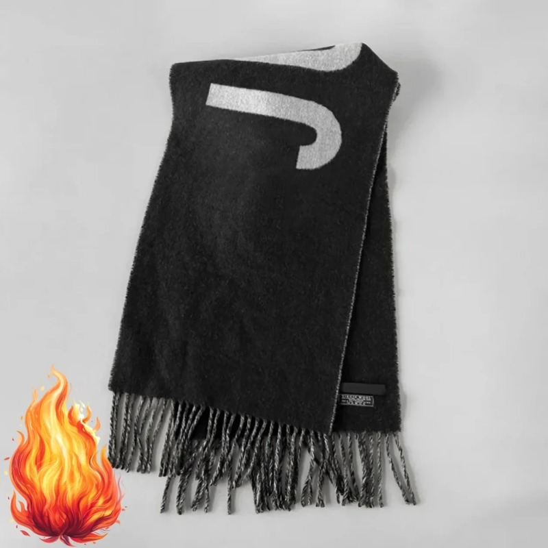 100% Wollschal für Damen, Luxu – Monogrammed Handkerchief Bewertung und Preis