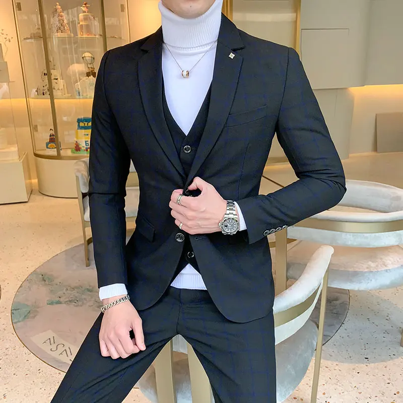 Blazer und Weste und Hosen/Bou – Men Formal Wear Wedding Bewertung und Preis