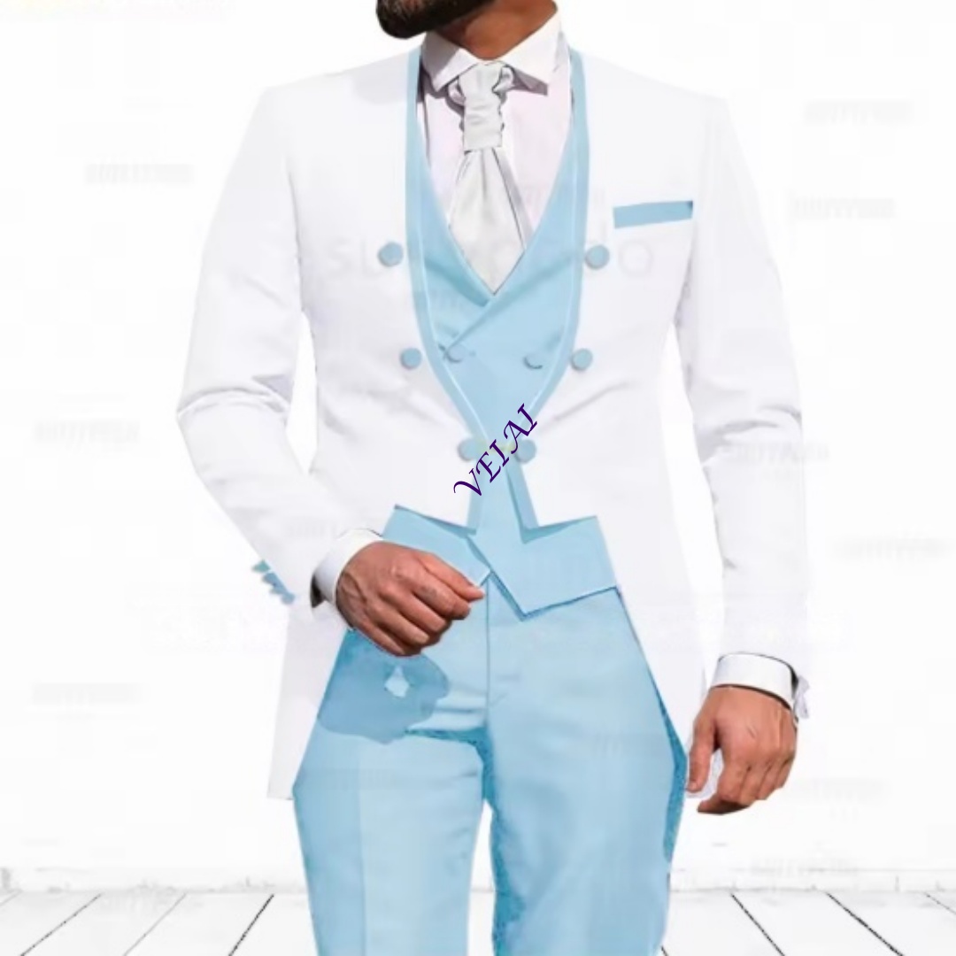 Maßgeschneiderter himmelblauer – Men'S Formal Wear Bewertung und Preis