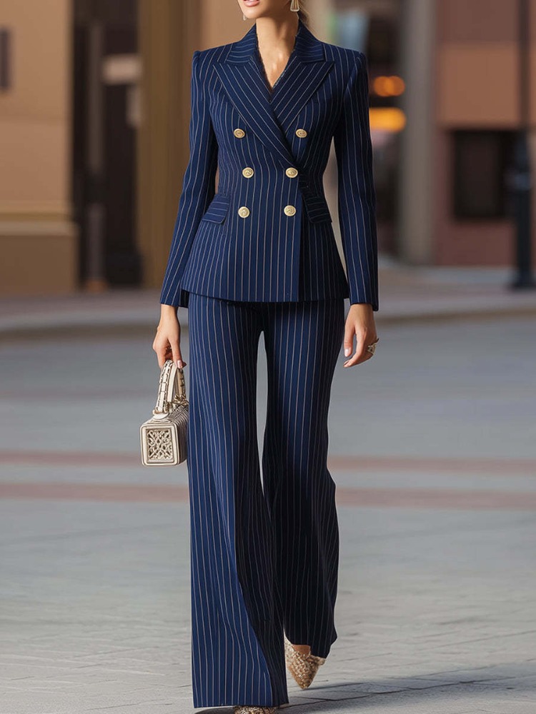 Damen Gestreifter Business-Arb – Men'S Formal Wear In Winter Bewertung und Preis