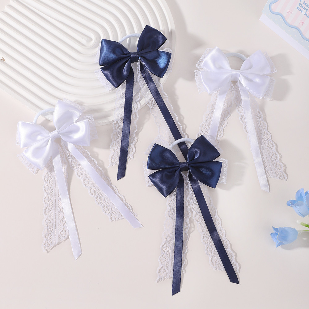 2 Stück Satin-Spitzen-Haargumm – Satin Bow Tie Bewertung und Preis