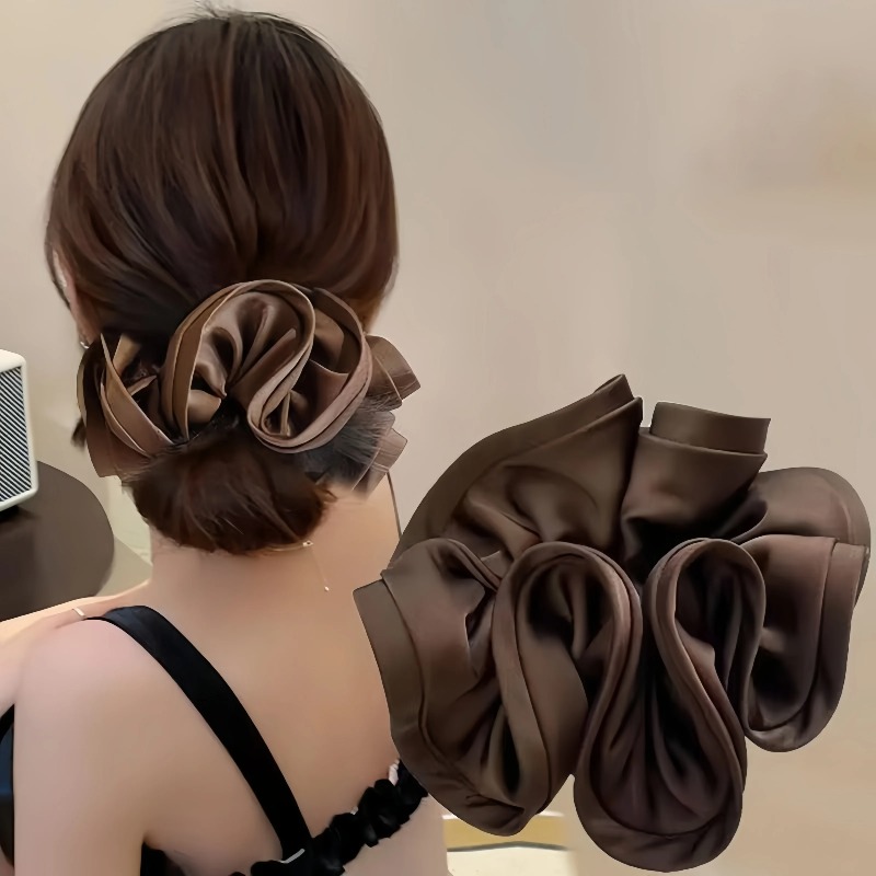 Koreanische Satin-Scrunchies:  – Satin Bow Tie Bewertung und Preis