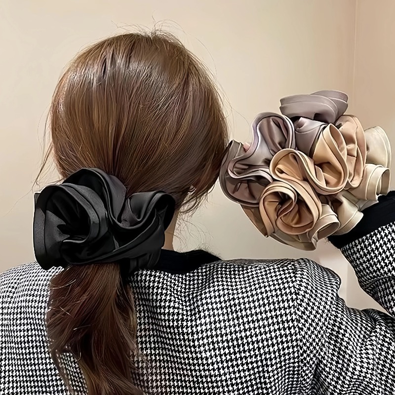 Koreanische Satin-Scrunchies:  – Satin Bow Tie Bewertung und Preis