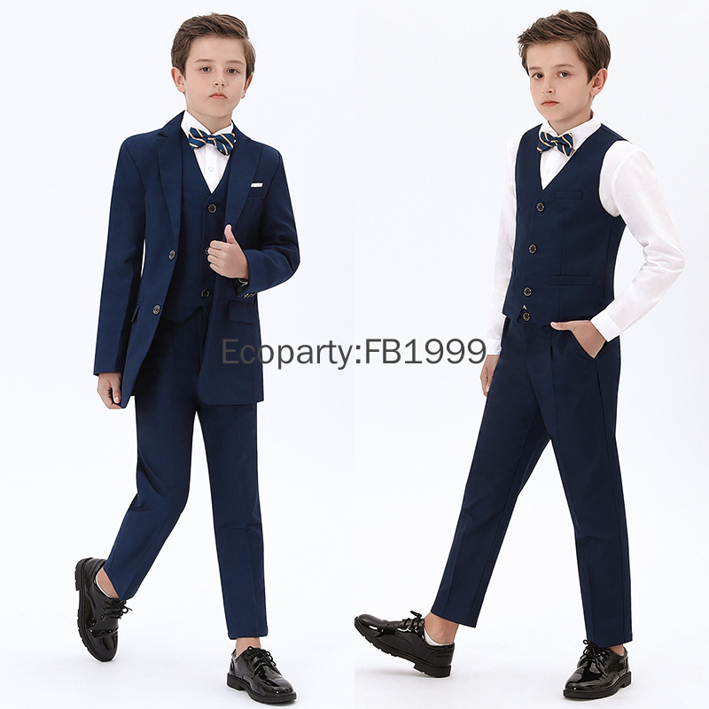 4-teiliger Anzug für Kinder, J – Formal Wear For Men Kids Bewertung und Preis