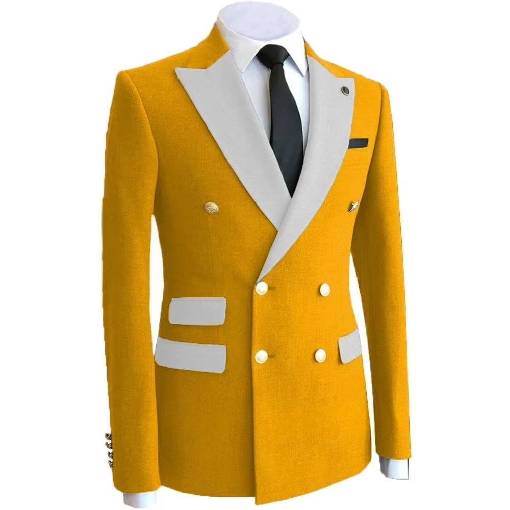 Gelber Business-Anzug für Herr – Formal Wear For Men Yellow Bewertung und Preis