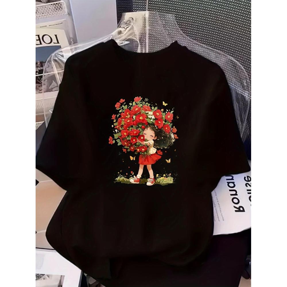 Damen Y2K Blumenmuster T-Shirt – Y2K Formal Wear Men Bewertung und Preis