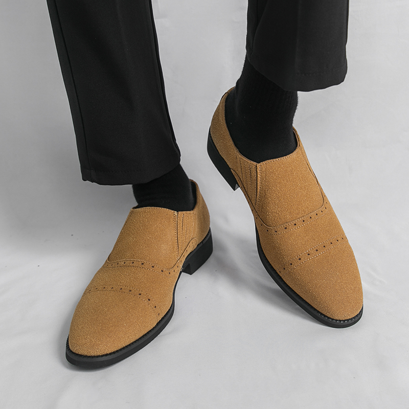 Retro Herren-Loafer Schwarz Ge – Formal Wear For Men Yellow Bewertung und Preis