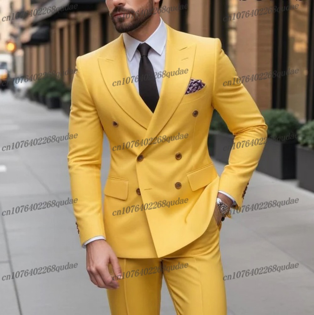 Gelber Herrenanzug für formell – Formal Wear For Men Yellow Bewertung und Preis
