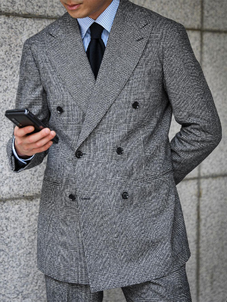 Business Plaid Männer Anzug 2- – Men Formal Wear Wedding Bewertung und Preis