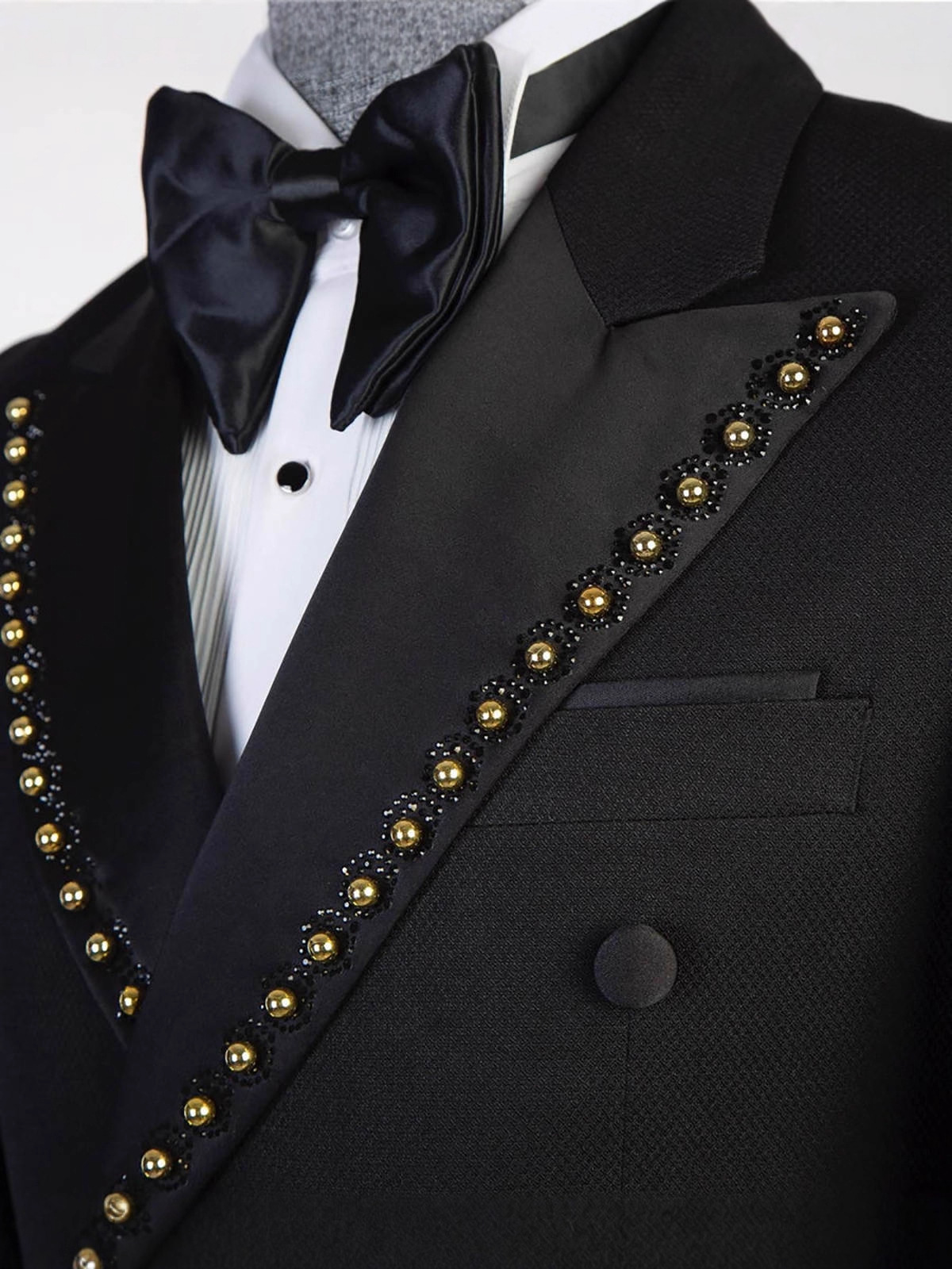 Doppelreihiger Perlenbesetzter – Men Formal Wear Wedding Bewertung und Preis