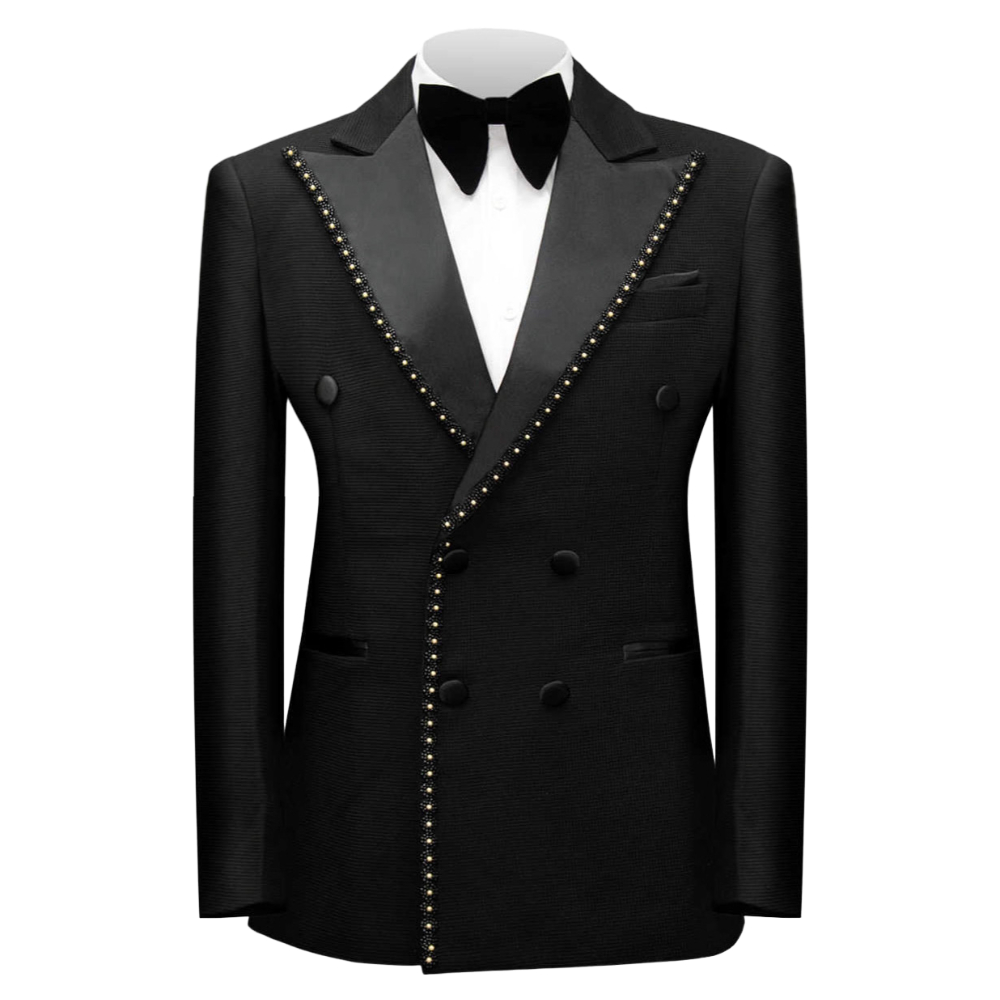 Doppelreihiger Perlenbesetzter – Men Formal Wear Wedding Bewertung und Preis