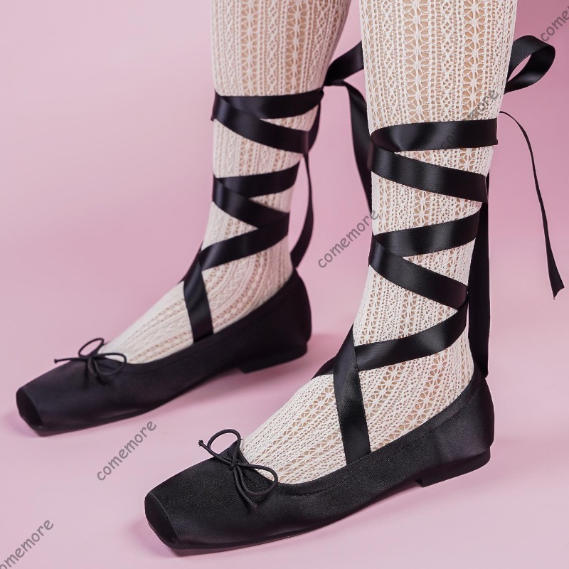 Damen-Ballerinas mit Satinband – Satin Bow Tie Bewertung und Preis