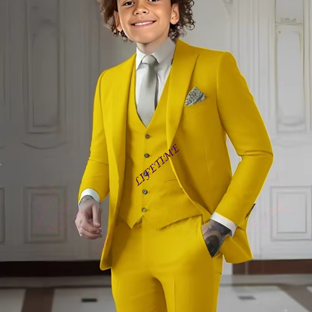 Hellgrüner dreiteiliger Anzug  – Formal Wear For Men Kids Bewertung und Preis