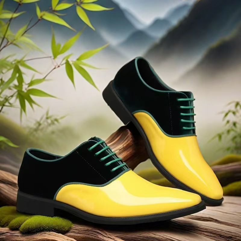 Herren Oxford-Schuhe mit Farbb – Formal Wear For Men In Wedding Bewertung und Preis