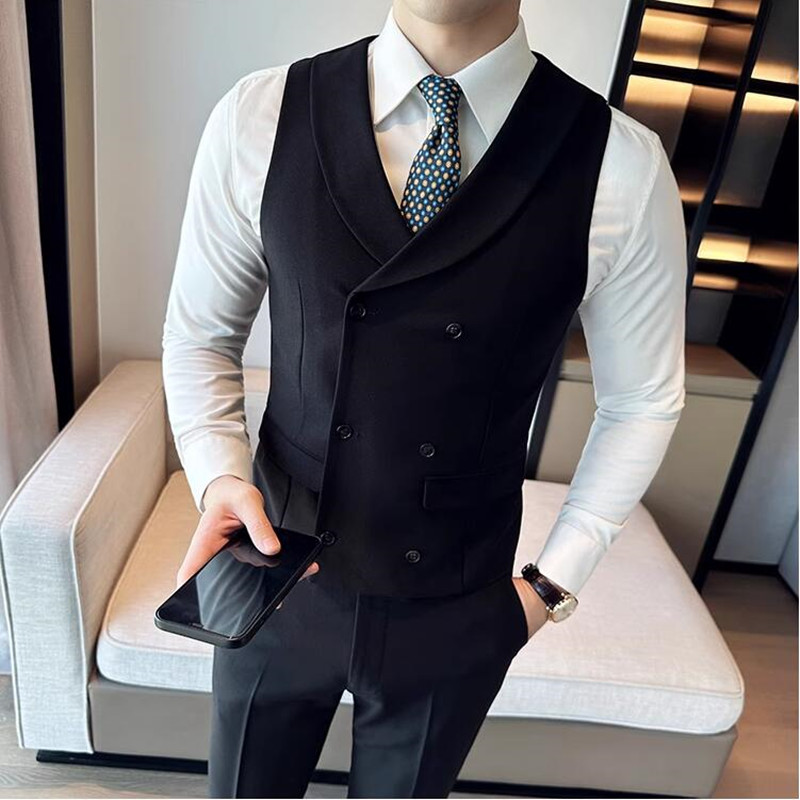 (Weste + Hose) Herren Doppelre – Men Formal Wear Vest Bewertung und Preis