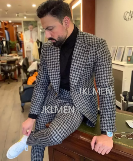 Hahnentritt-Herrenanzüge, 2-te – Formal Wear For Men In Wedding Bewertung und Preis