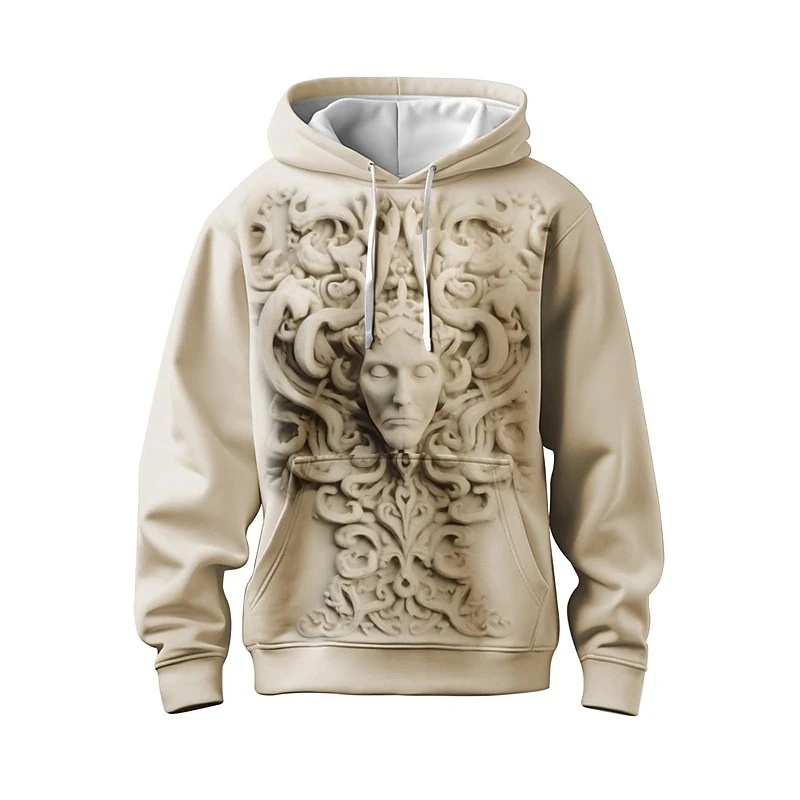 Modische 3D-Hoodies für Männer – Y2K Formal Wear Men Bewertung und Preis
