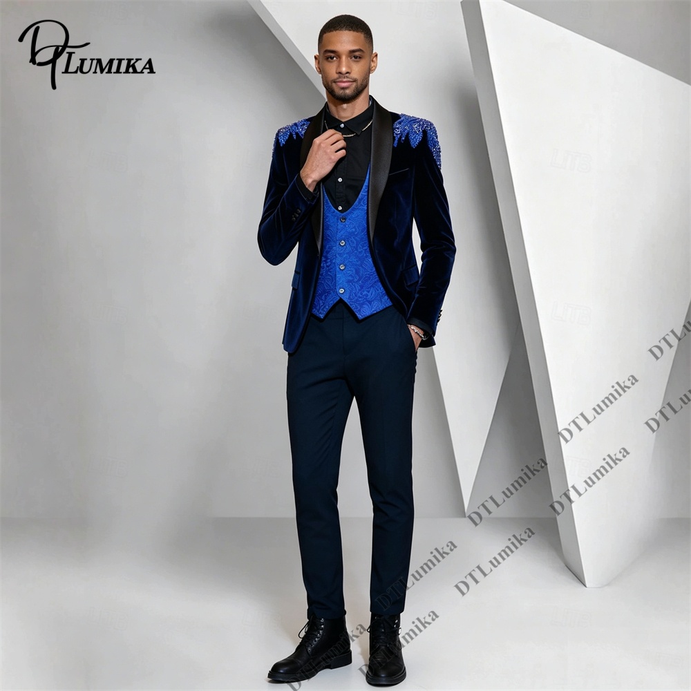 Peagent Herren 3-teiliger Samt – Men'S Formal Wear For Office Bewertung und Preis