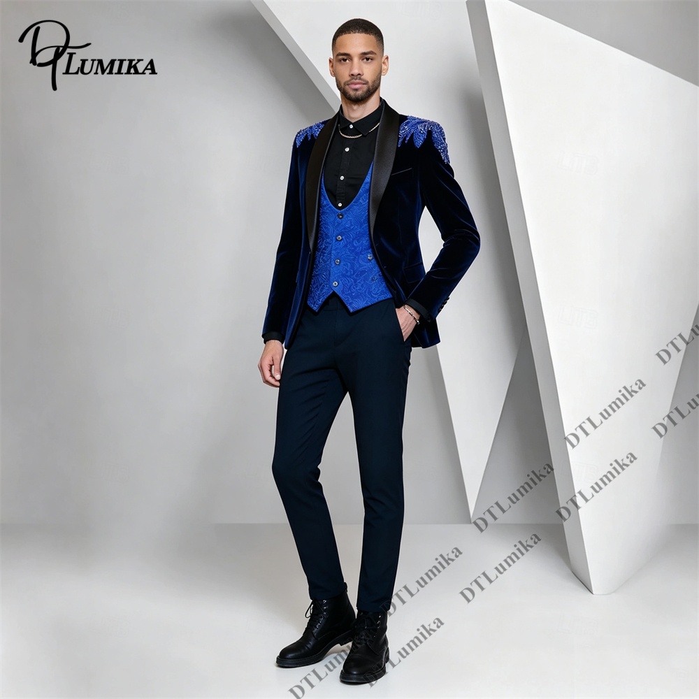 Peagent Herren 3-teiliger Samt – Men'S Formal Wear For Office Bewertung und Preis